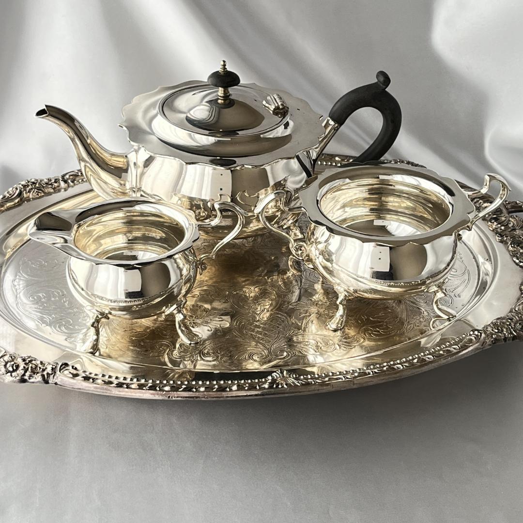 【 Mappin & Webb 】ティーサービス 3点　マッピンアンドウェッブ