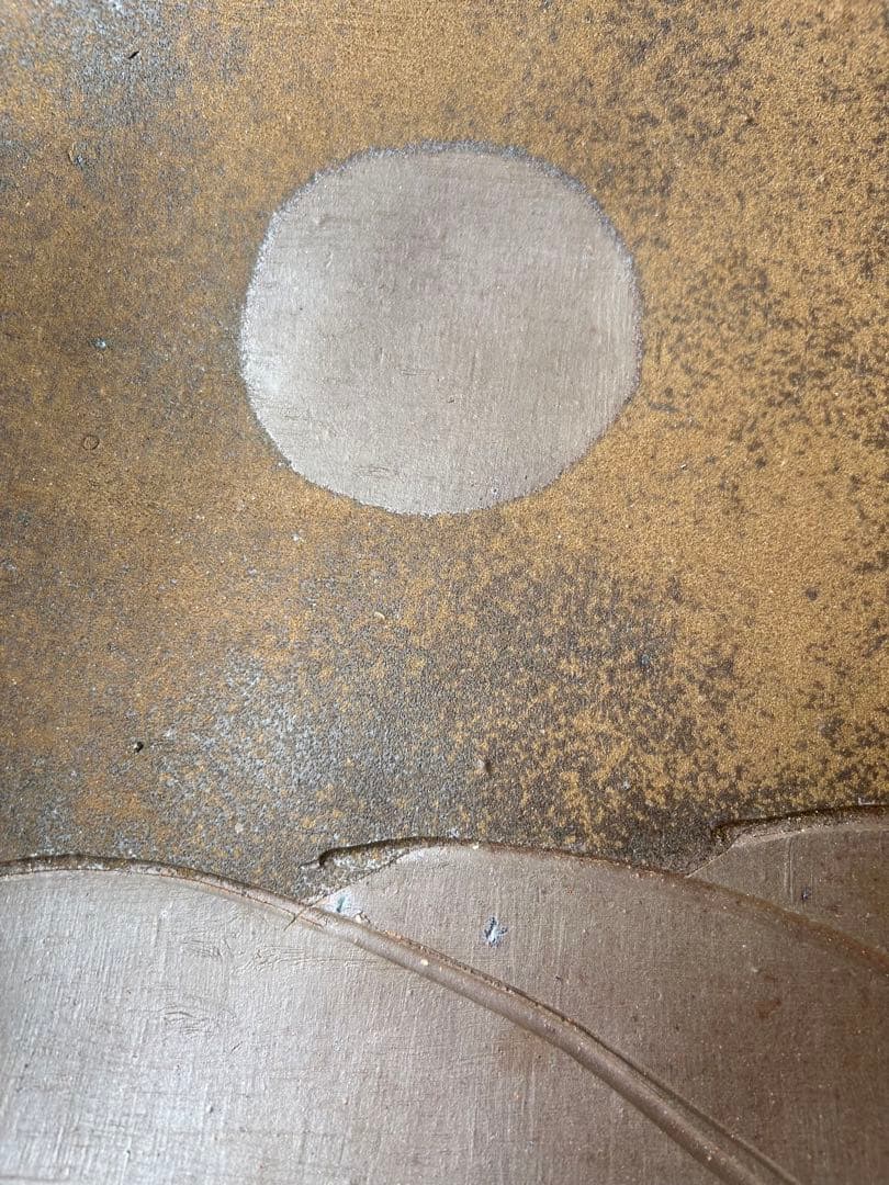 備前　吉本 正 四方皿（飾り皿）