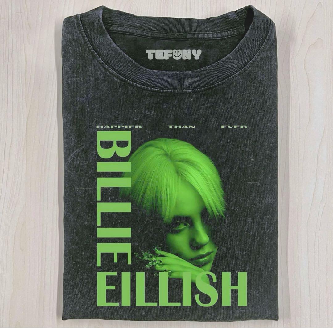 【新品L】 Tefuny／GREEN BILLIE EILISH POSTER