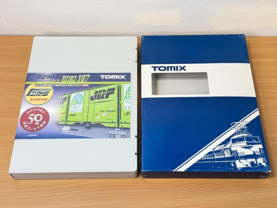 TOMIX 92965 コキ107 鉄道コンテナ輸送50年記念19D形コンテナ付