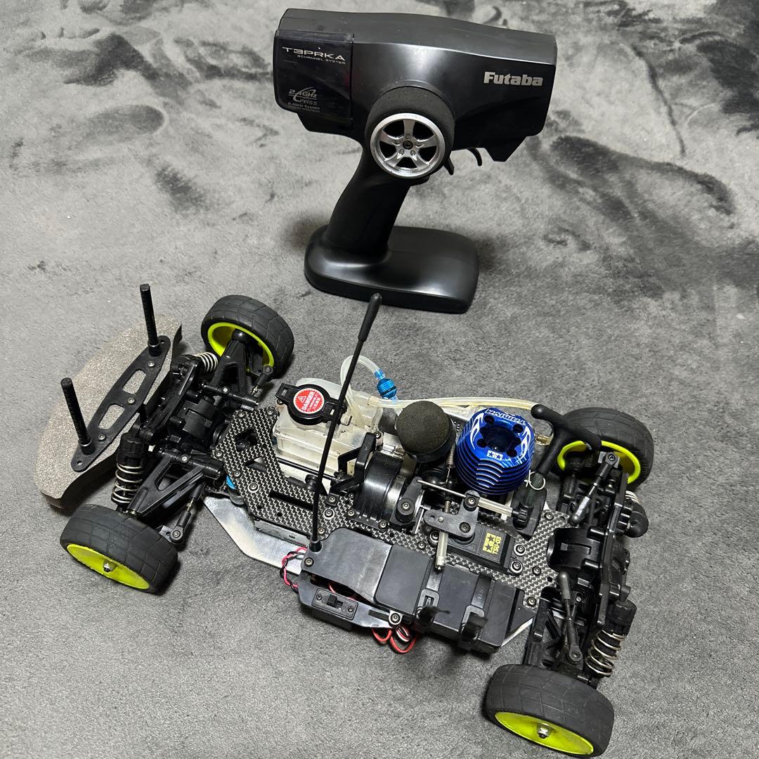 最終値下げ！エンジンラジコンTAMIYA 1/10RCEライキリGT プロポ付き