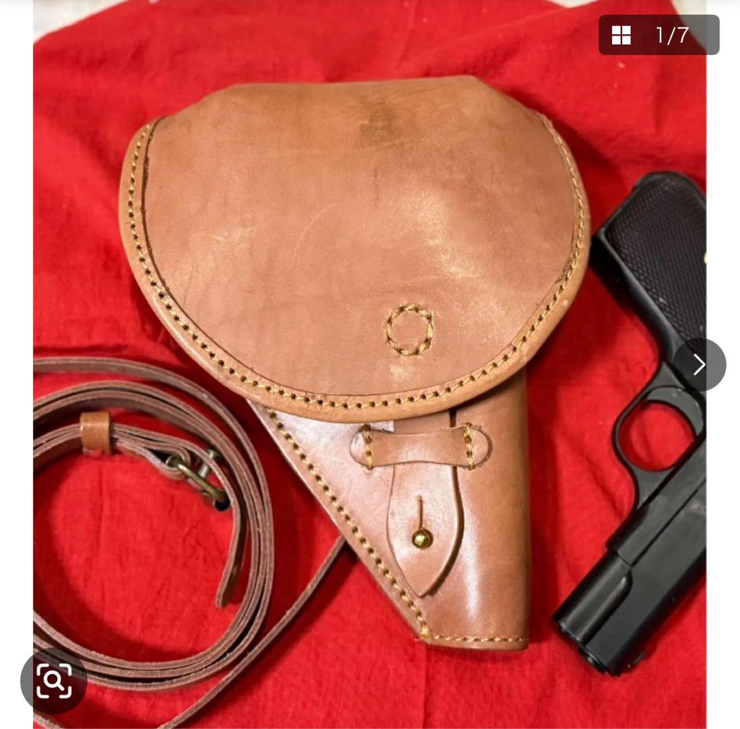 日本軍 将校用 コルト.32オート用拳銃嚢 ホルスター（レプリカ）コスプレ