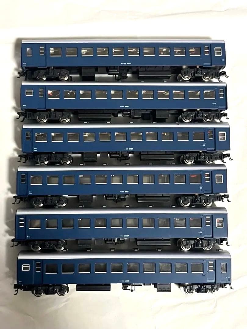 10系客車6両　kato ライト室内灯点灯確認済