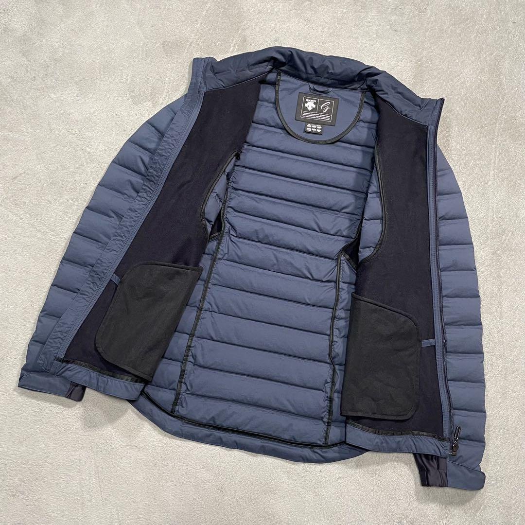 デサント　ゴルフ　エアーポケットダウンジャケット　ネイビー　L