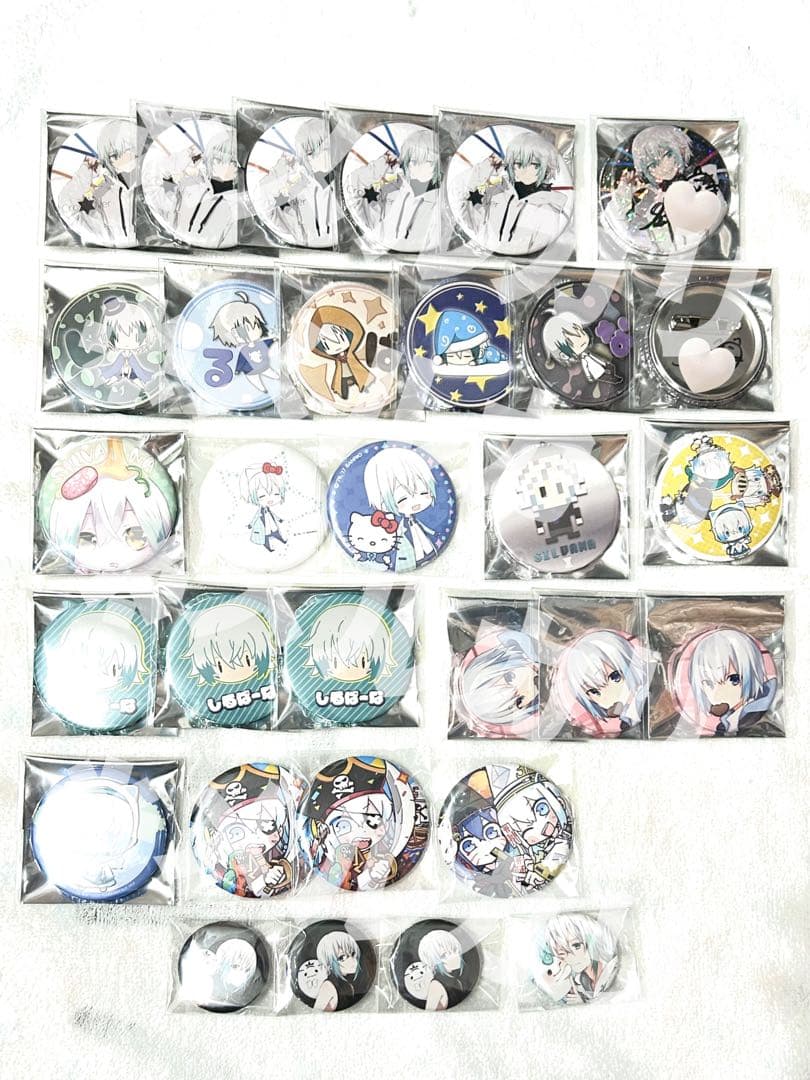 しるばーな SILVANA 缶バッジ アクキー ポストカード 直筆サイン 歌い手