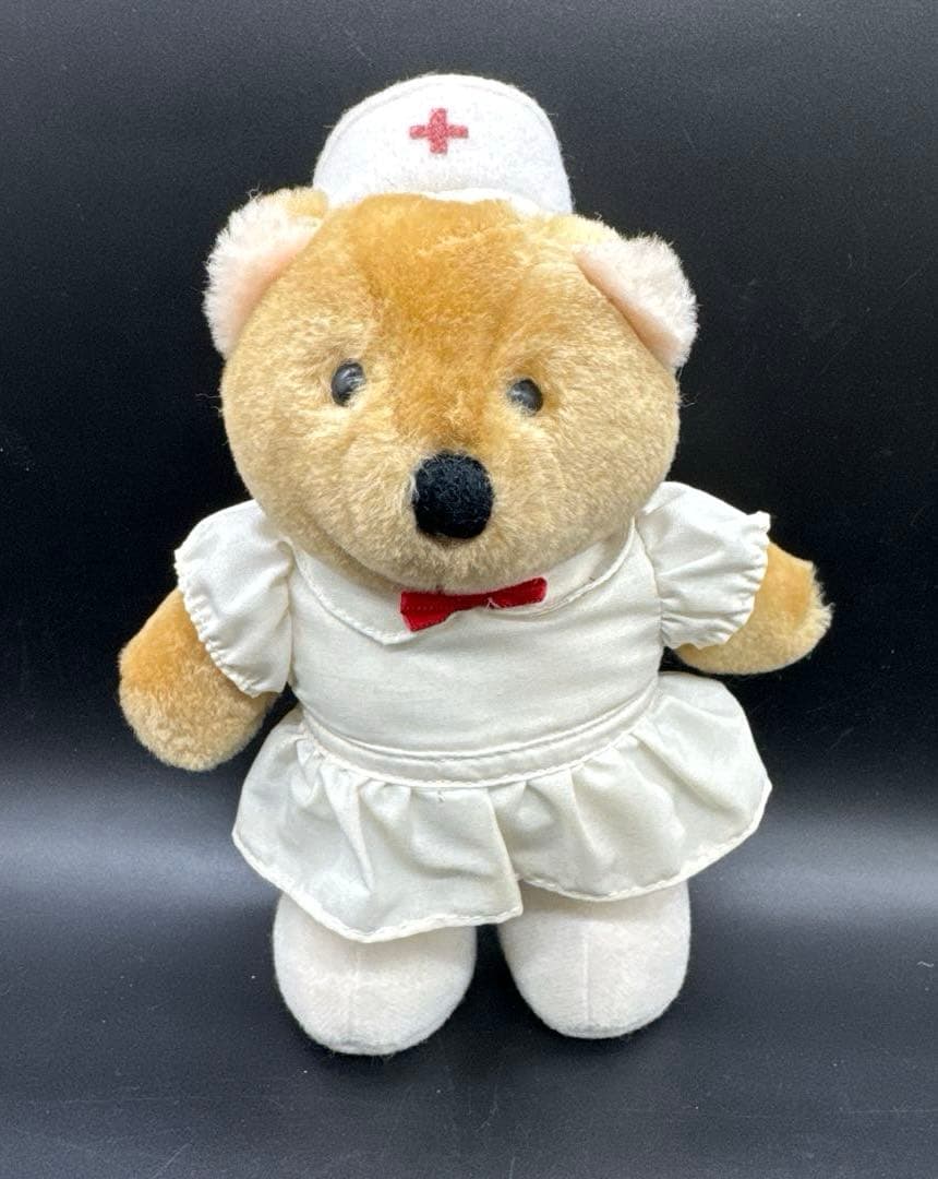 【ヴィンテージ】DAKIN クマ テディベア ナース 看護婦　ぬいぐるみ