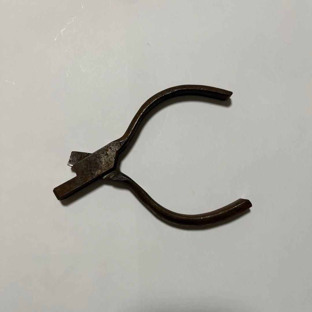 改札鋏　凹形　年代物