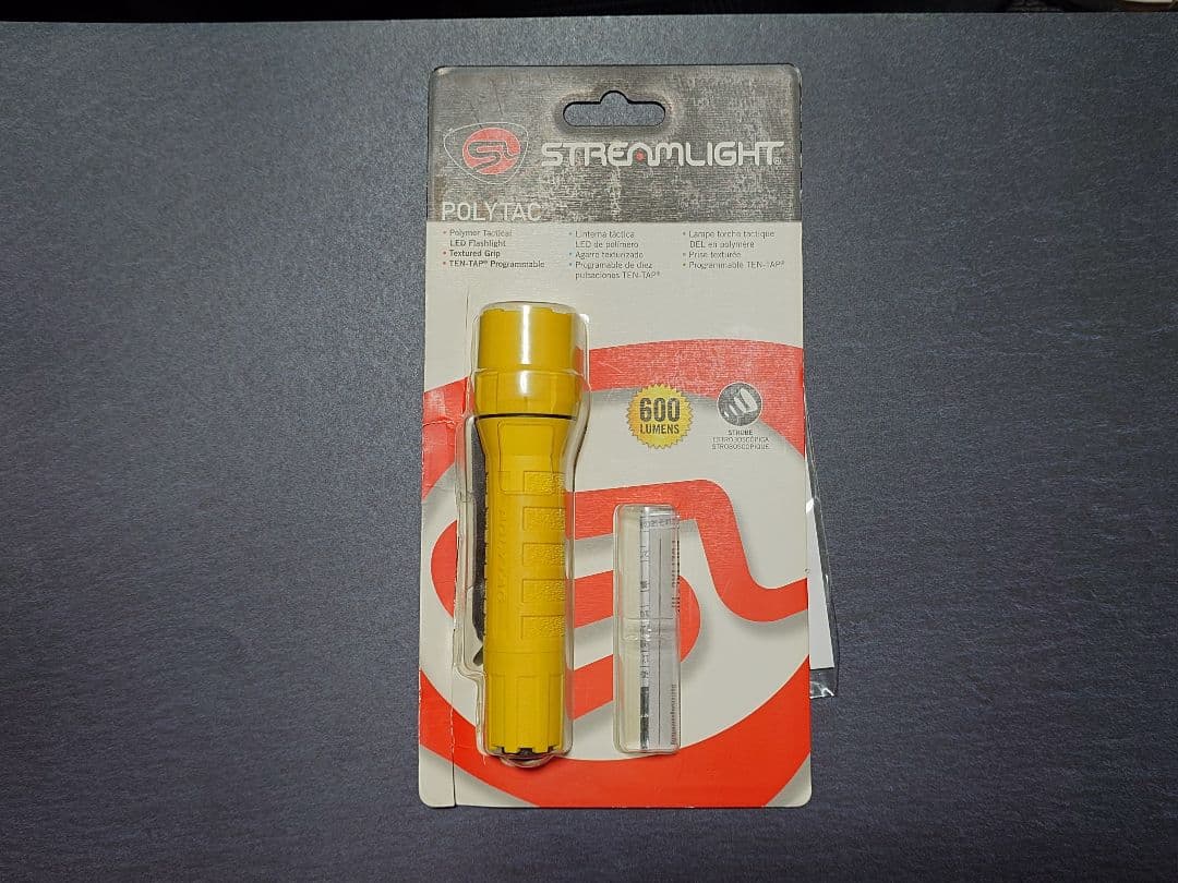 Streamlight POLYTAC イエロー 600ルーメン 懐中電灯