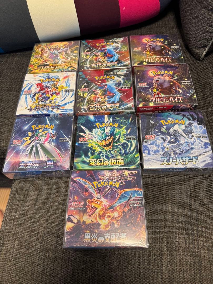 ポケモン　カード　引退　10ボックス　ケース付き