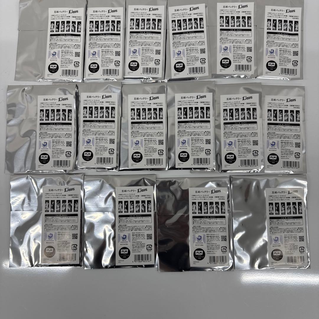 【忘却バッテリー】ライオンズ　トレーディングロング缶バッジ 16個セット