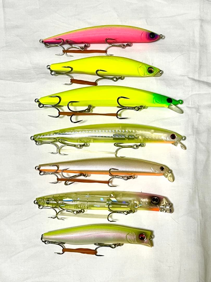 シーバスルアー7個セット まとめ売り