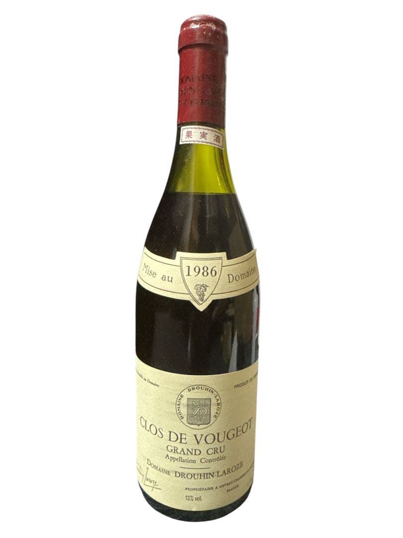 ワイン Clos de Vougeot 1986 Drouhin-Laroze