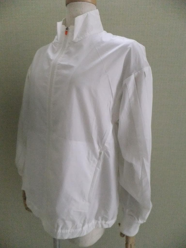 新品タグ付き エレッセ テニスウェア　プリーツジャケット L ホワイト
