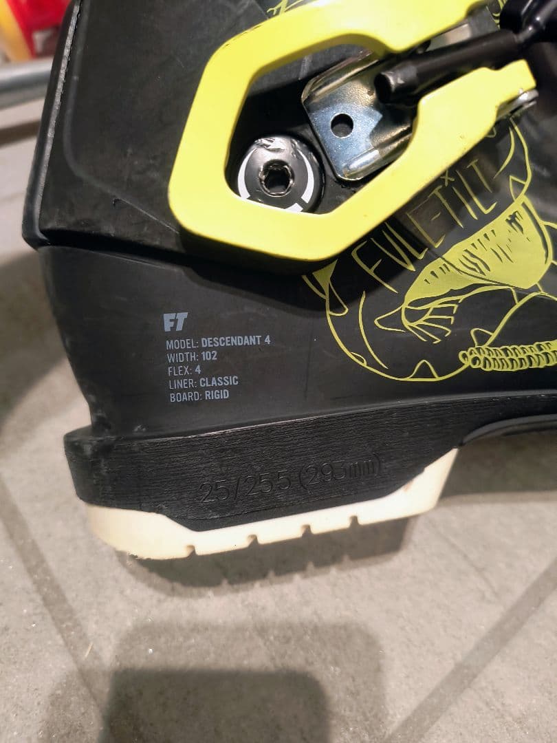 FT DESCENDANT4 25/25.5 スキーブーツ