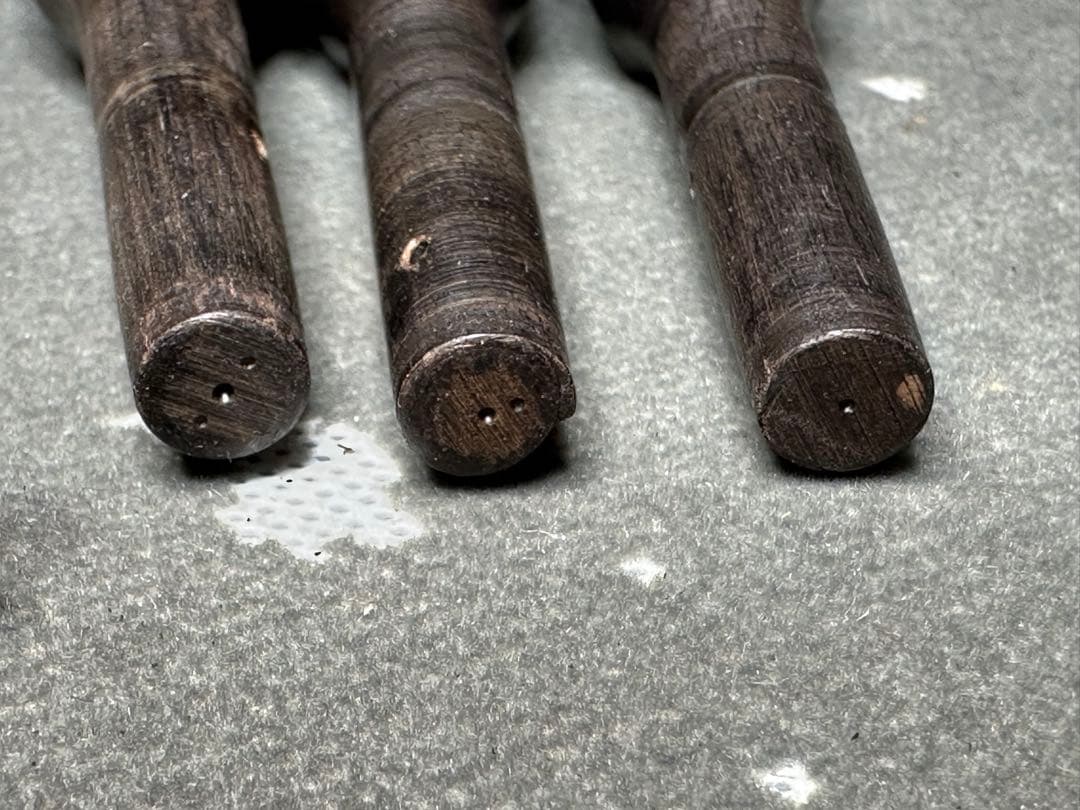 津軽三味線　糸巻き　和楽器　弦楽器　民謡　細密細工　アンティーク