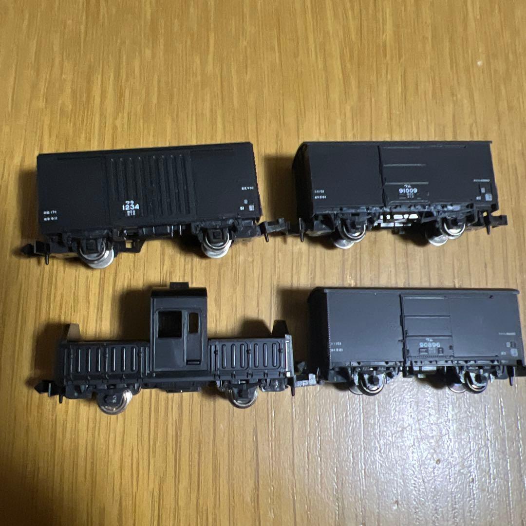 Nゲージ貨物車セット 4両