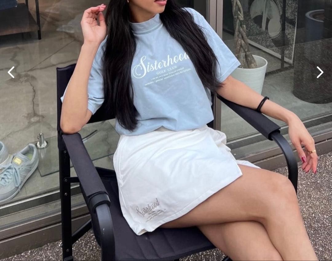 ラフロッグ　姉妹ブランド　シスターフッド　モックネックシャツ