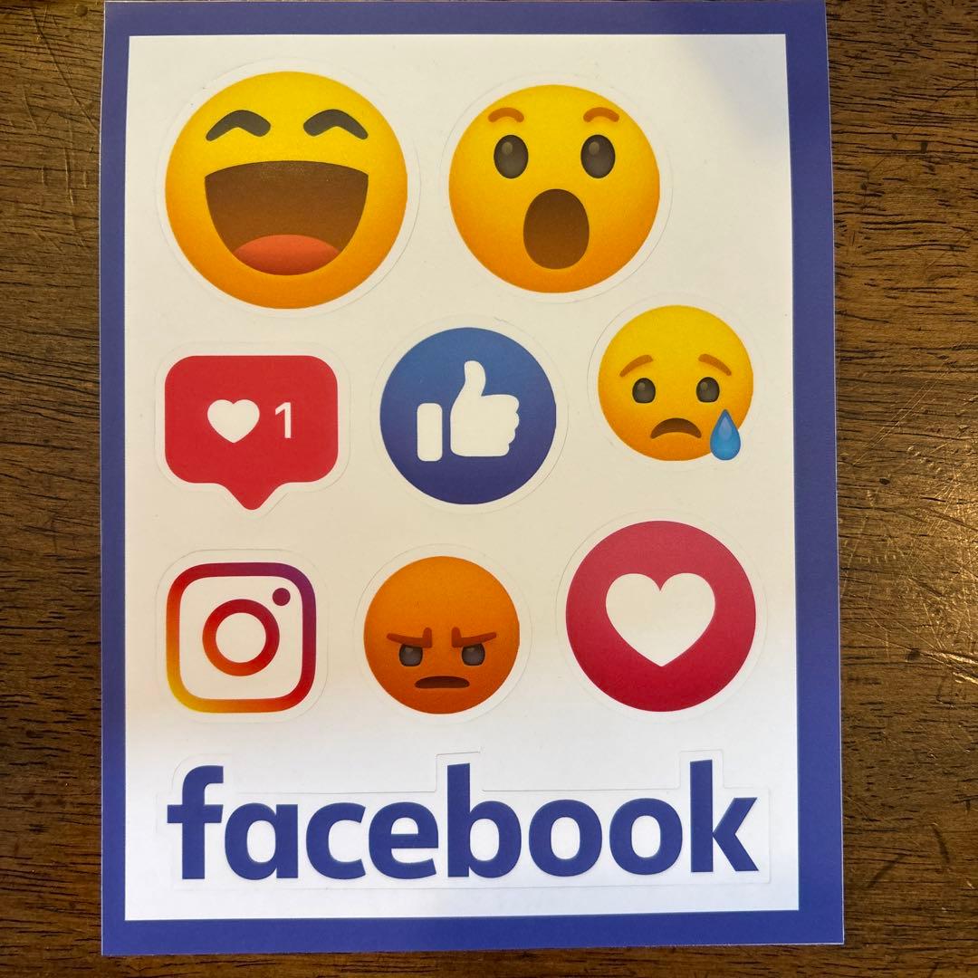 非売品 レアFacebookシール ステッカー