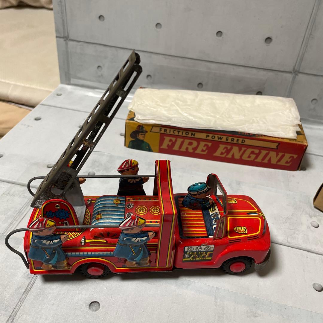 Friction Powered Fire Engineウサギヤブリキフリクショ