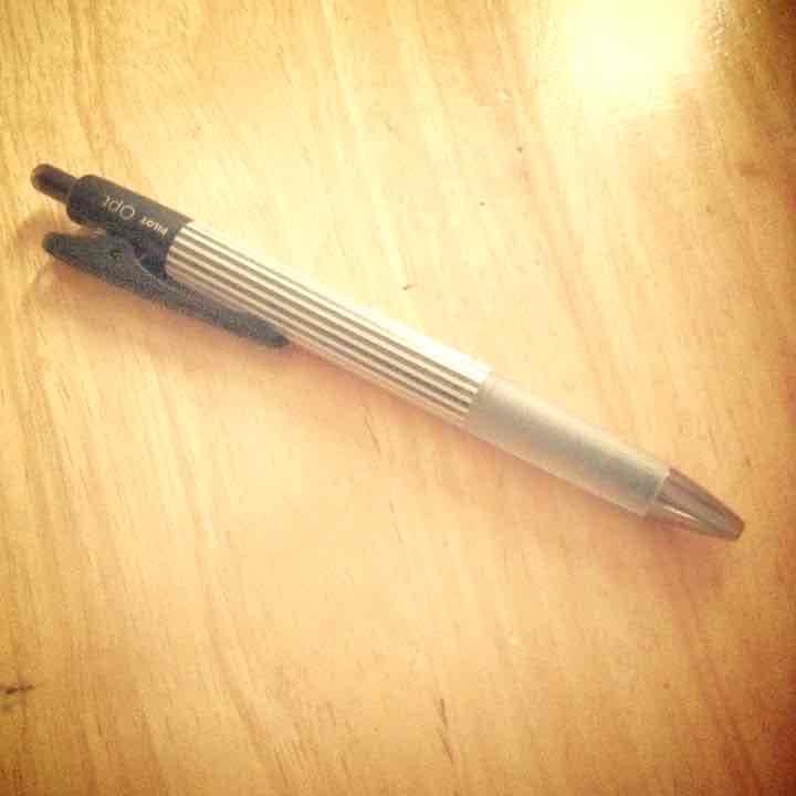 使い古したペン