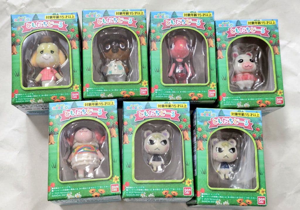 未開封 セミコンプ どうぶつの森 ともだちどーる １弾 ６種セット ラムネのみ無