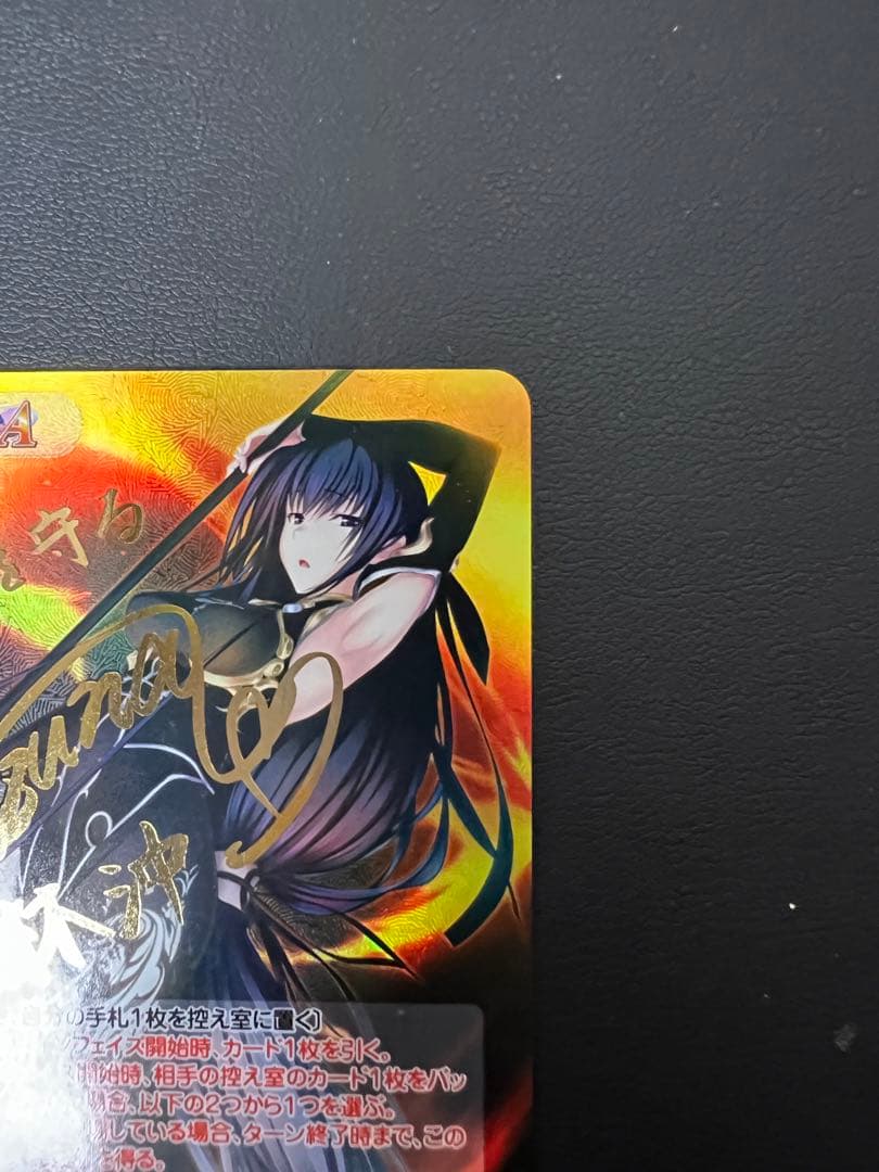 SP “梁山泊”必殺の一撃「林冲」サイン入り MJA-103