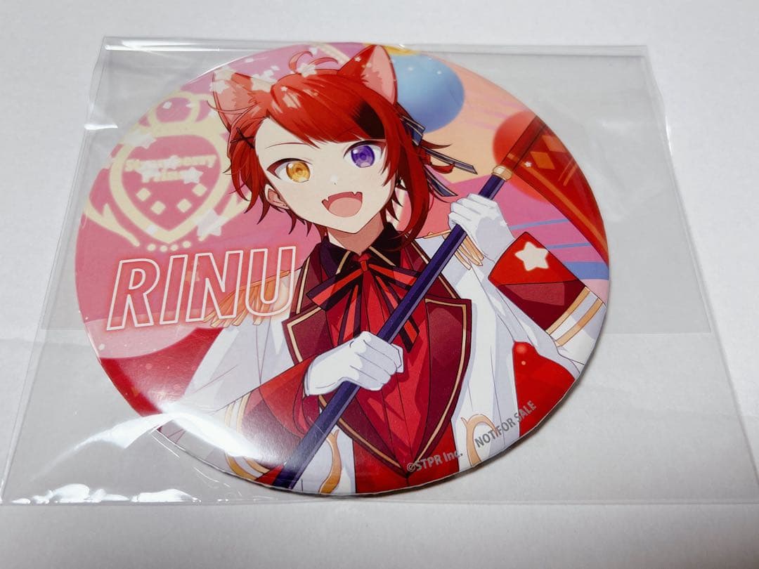 すとぷり 莉犬 ふぁみこれ ビッグ缶バッジ 缶バッジ 缶バ A賞 旗持ち