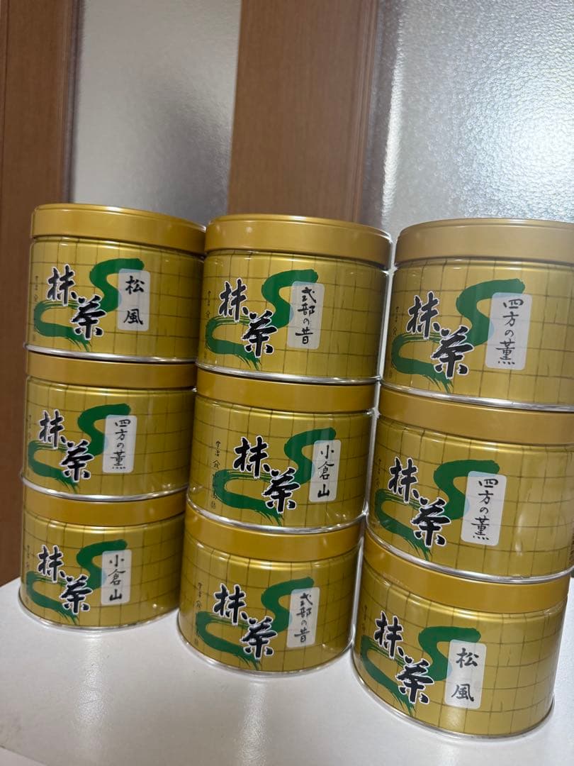 山政小山園 抹茶 四方の薫り　150g 缶