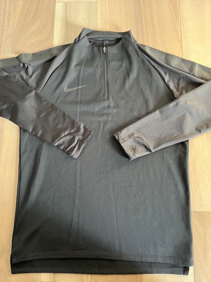 Nike Dri-FIT ブラック 長袖ジャージ XL ドリルトップ