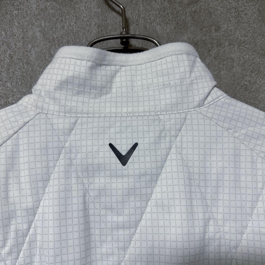 Callaway キャロウェイ 中わた フルジップ ジャケット ホワイト L