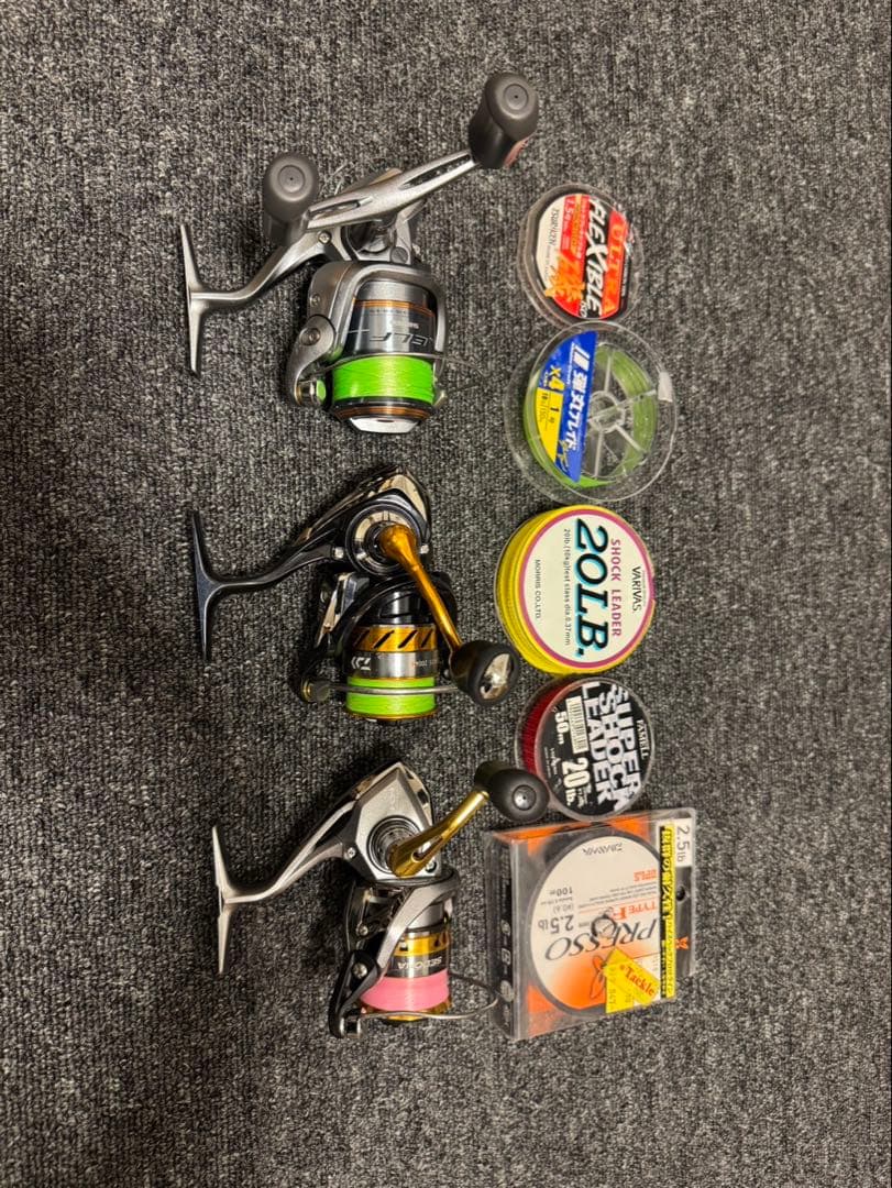 美品リール エルフC3000SDH レブロス2004H セドナ1000 3点