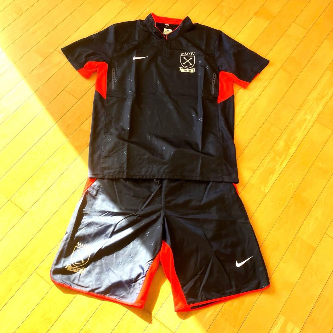 極美品希少人気カラーNIKEナイキ NFTBプラクティスシャツセットアップ上下