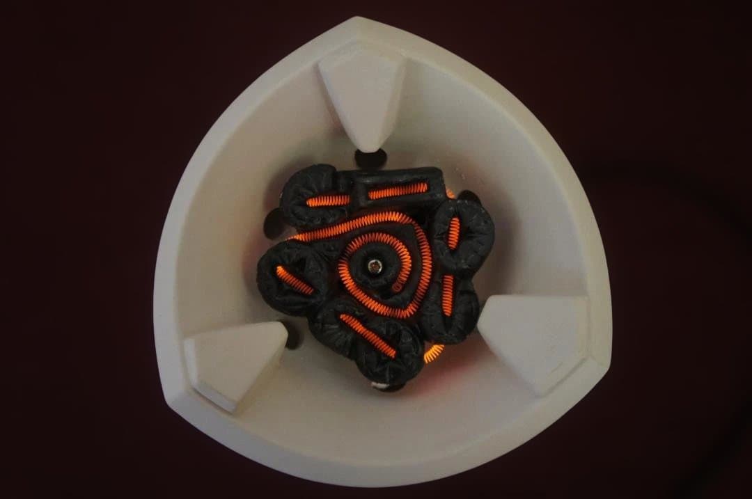 ☆涼炉 電器涼炉 焜炉 冷炉 茶炉 火鉢 瓶掛け送料込み