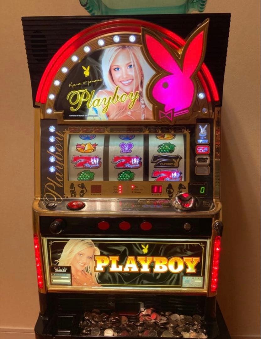 【送料無料】パチスロ　スロット　実機　5号機　プレイボーイ　PLAYBOY　山佐
