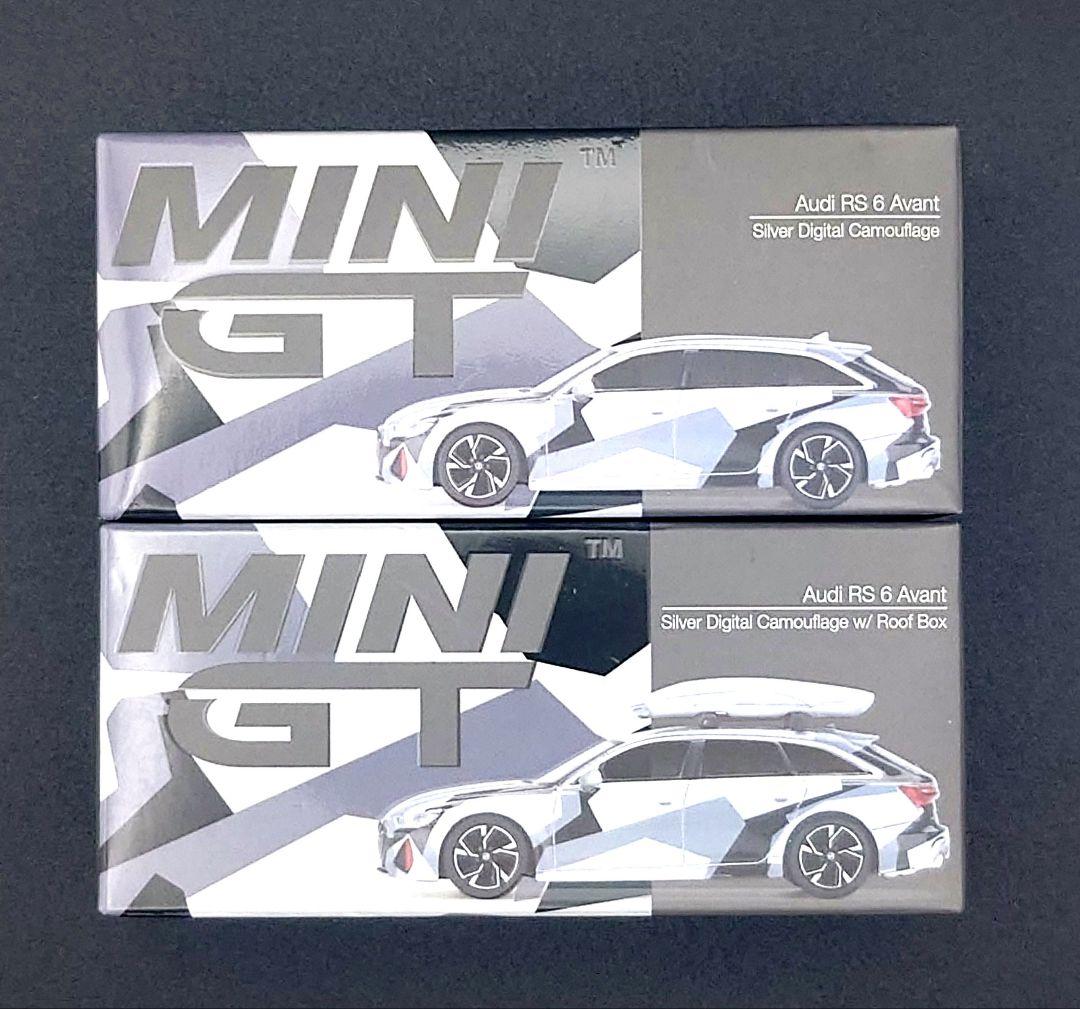 ミニカー MINI GT Audi RS 6 Avant Silver Digital