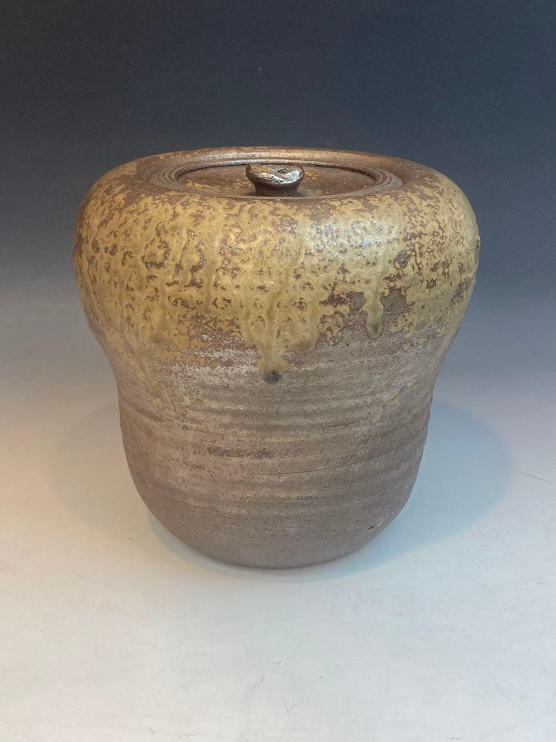 小西陶古 作 備前焼肩張水指 箱なし 茶道具