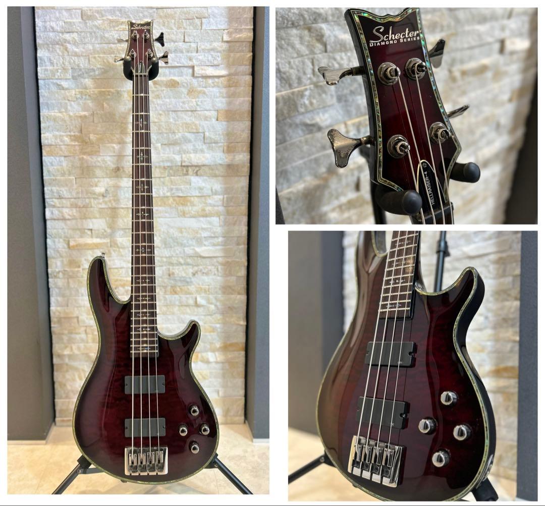 【お値下げ不可】Schecter AD-C-4-HR EMG スルーネック