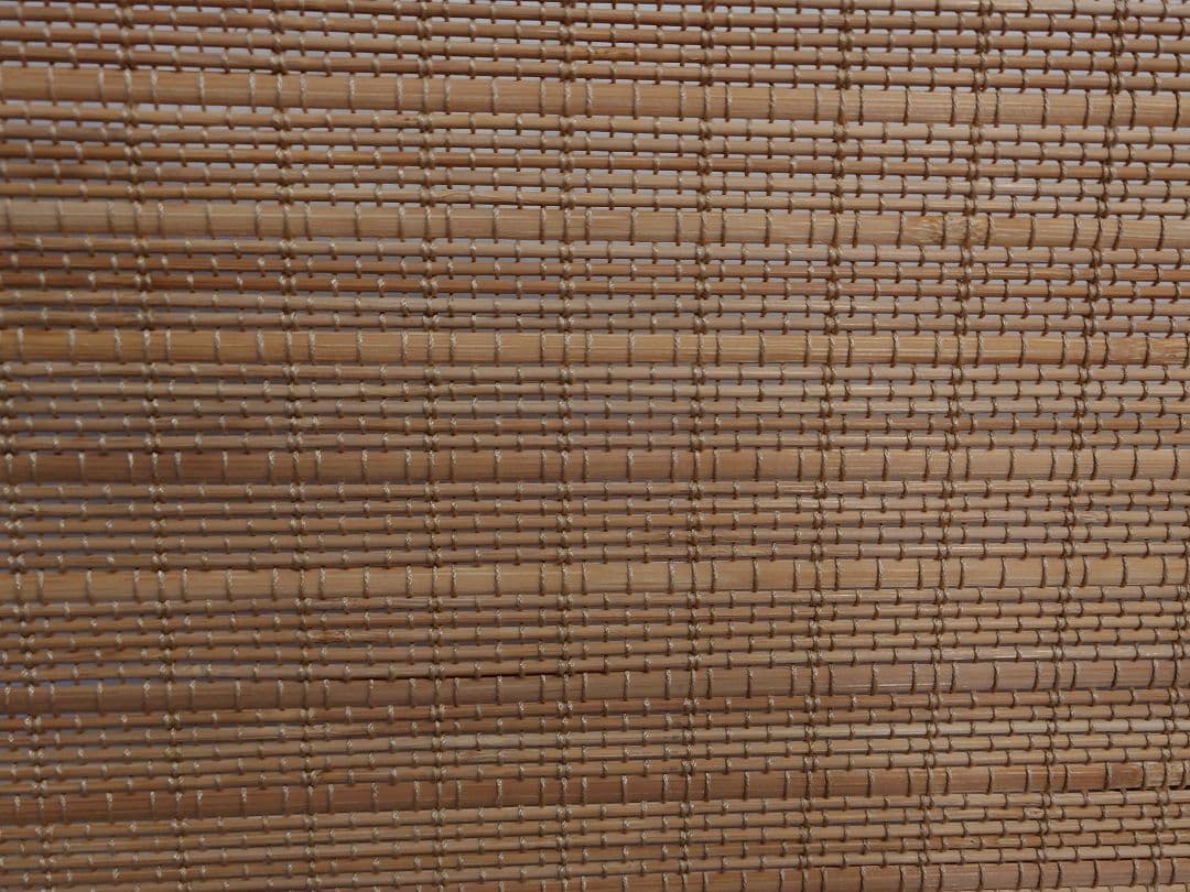 衝立小さな衝立#結界竹簾調１枚式木地仕上げ衝立　１台限定　竹簾（燻し竹）使用衝立