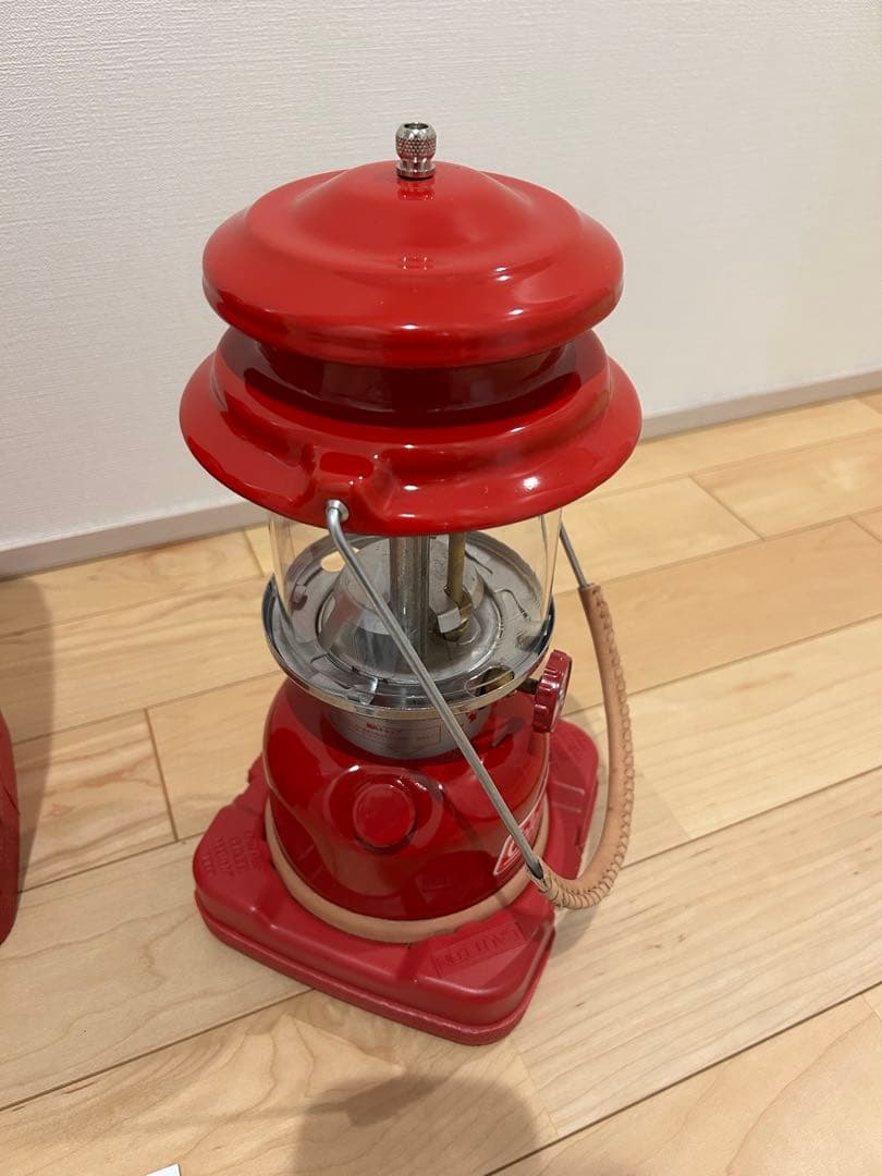 点火テストのみ コールマン ワンマントルランタン レッド