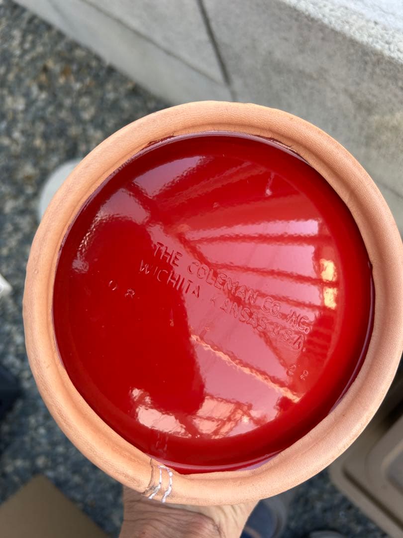 点火テストのみ コールマン ワンマントルランタン レッド