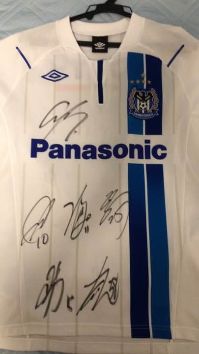 ガンバ大阪 正規ユニフォーム 23選手直筆サイン入 遠藤 倉田 ファンウィジョ