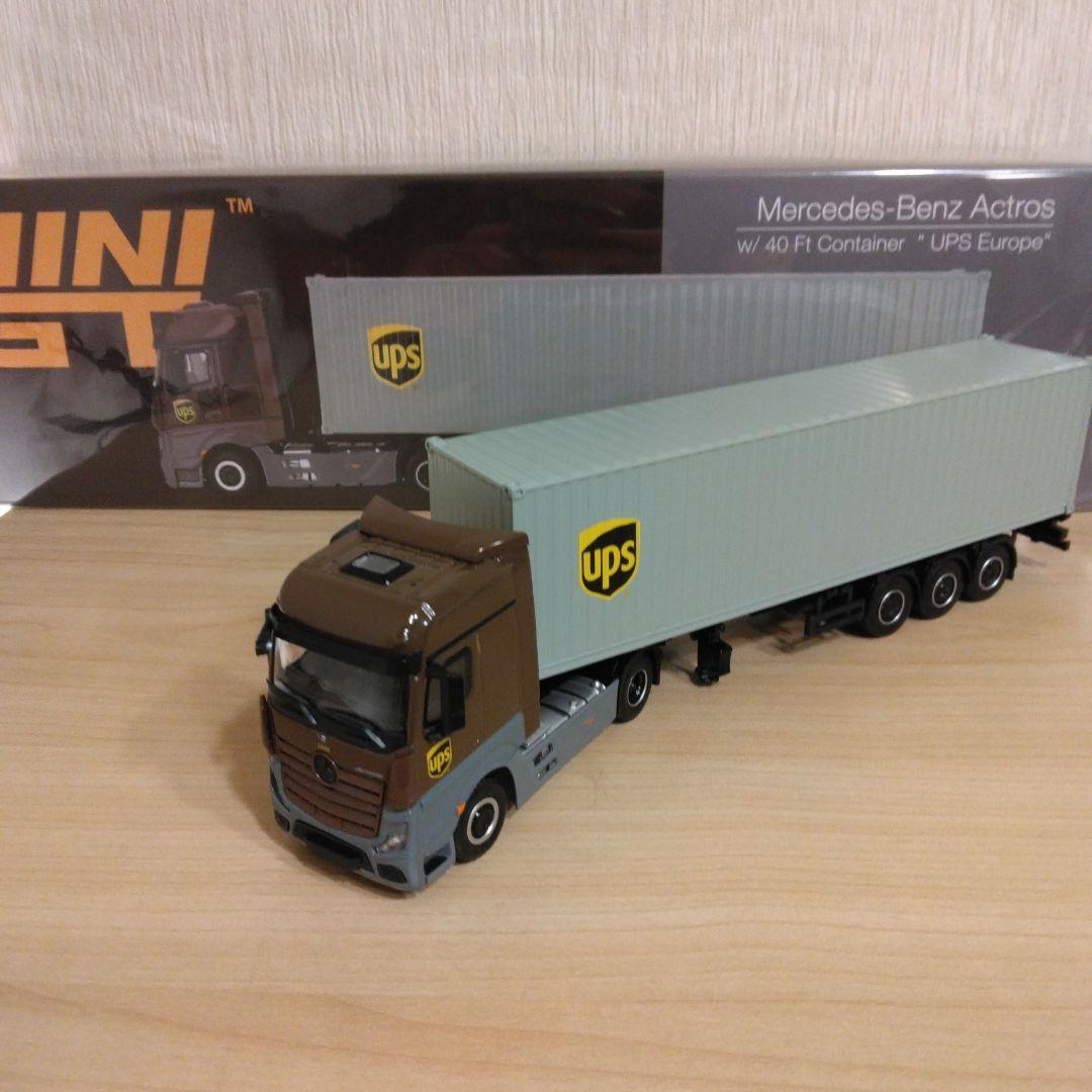 MINI GT Actros UPS　海上コンテナトレーラー1/64　最終値下げ