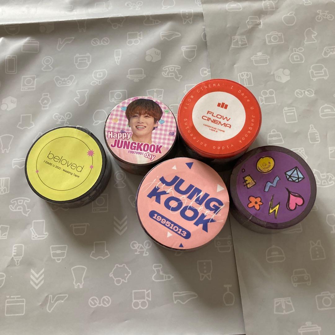 BTS ジョングク マステ マスキングテープ マスター マスタニム