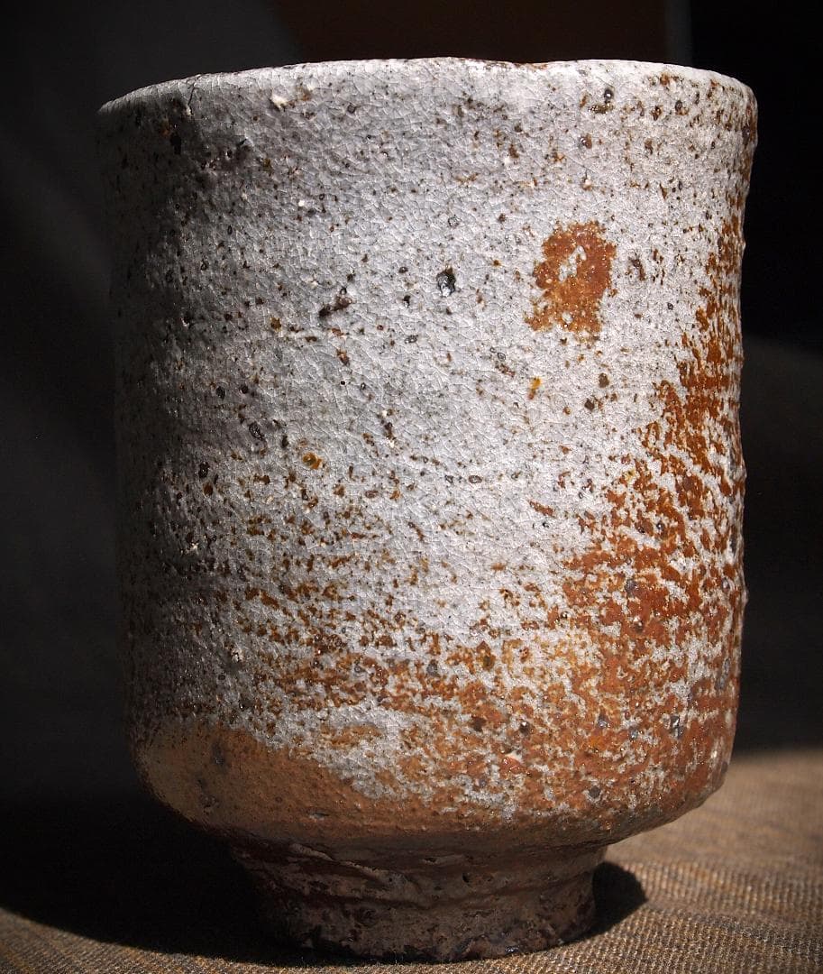 人気作家★中川恭平【師＆父：中川自然坊】★粉引唐津湯のみA