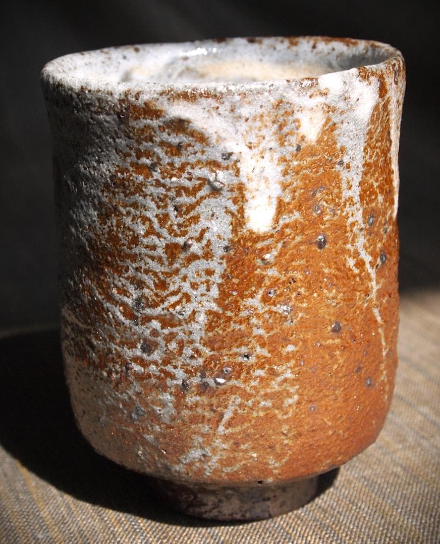 人気作家★中川恭平【師＆父：中川自然坊】★粉引唐津湯のみA