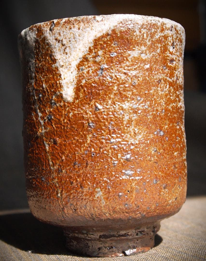 人気作家★中川恭平【師＆父：中川自然坊】★粉引唐津湯のみA