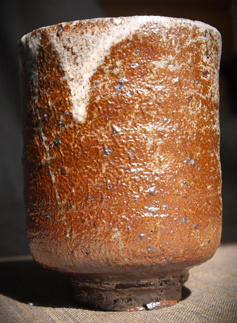 人気作家★中川恭平【師＆父：中川自然坊】★粉引唐津湯のみA