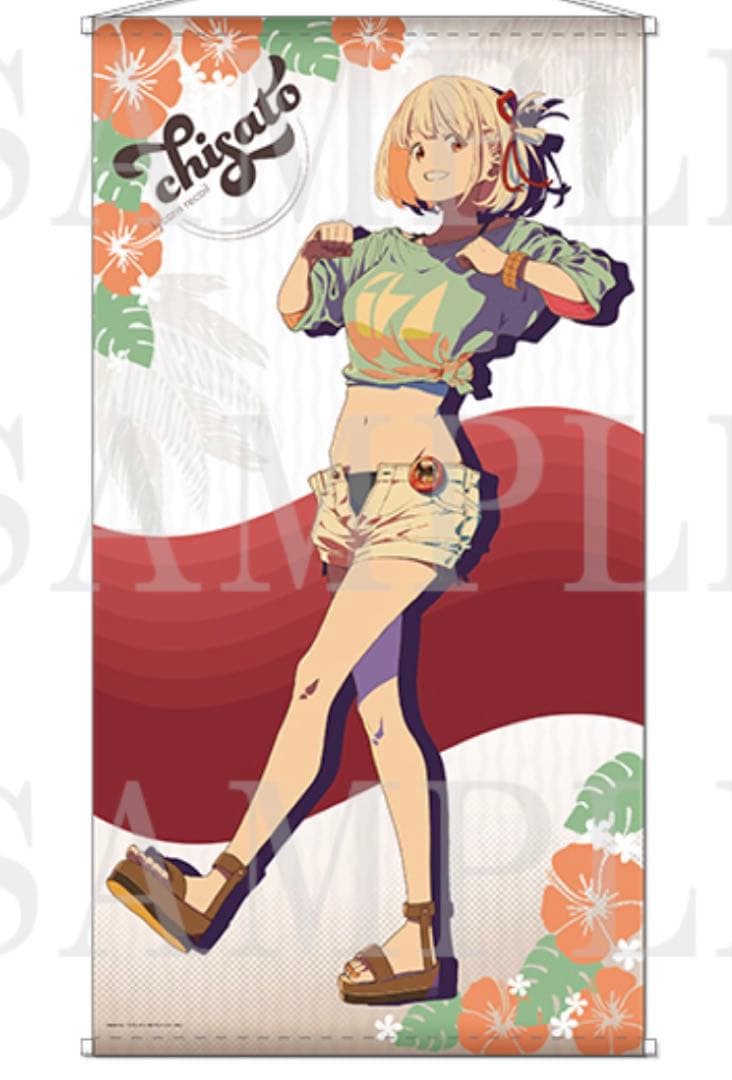 リコリスリコイル展　錦木千束＆井ノ上たきな 等身大タペストリーセット