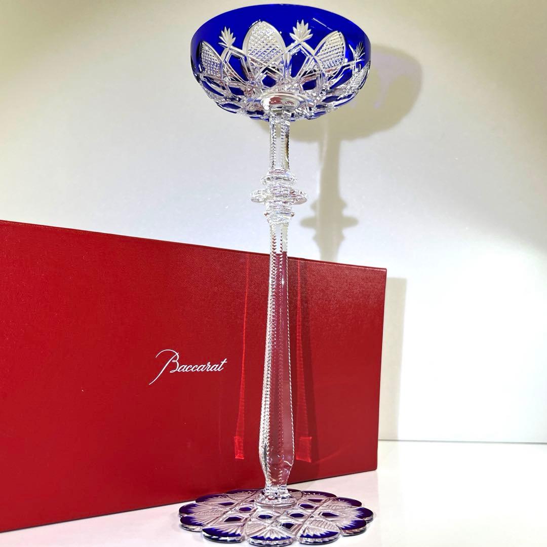 バカラ最高級シリーズ　ツァーシャンパンクープ　共箱　高さ27.3㎝