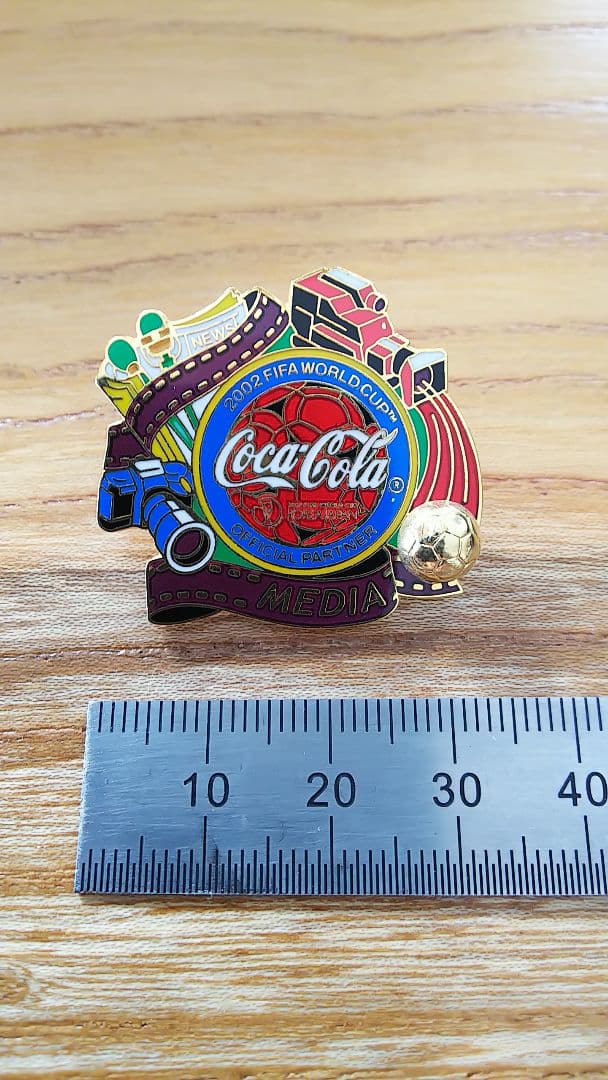 2002ワールドカップ コカ・コーラ メディアピン